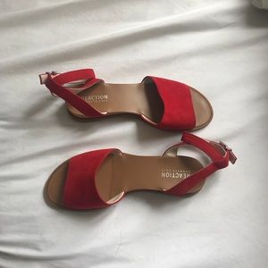 Red Sandals